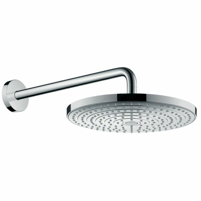 Верхний душ Hansgrohe Raindance Select с держателем 390 мм, тип струи: RаinАir, Rаin, цвет: хром 27378000