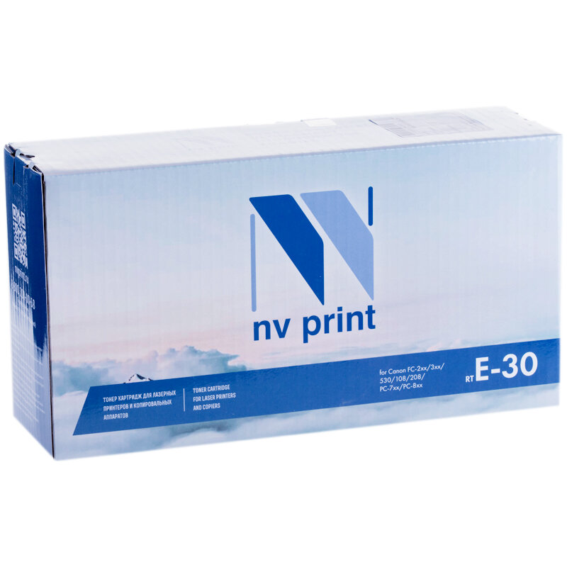 Картридж совместимый NV Print E-30 черный для Canon FC-108/128/200/204/208/228/PC-760/780/860/880/890 (4K) NV_E-30