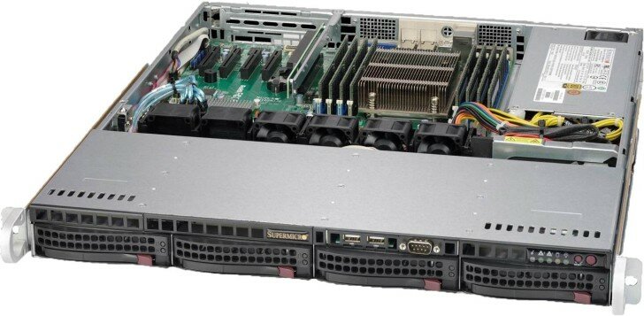 Серверная платформа SuperMicro 1U LGA1151 iC224 (SYS-5018D-MTRF)