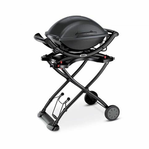 Электрический гриль Weber Q 1400 с тележкой Серый