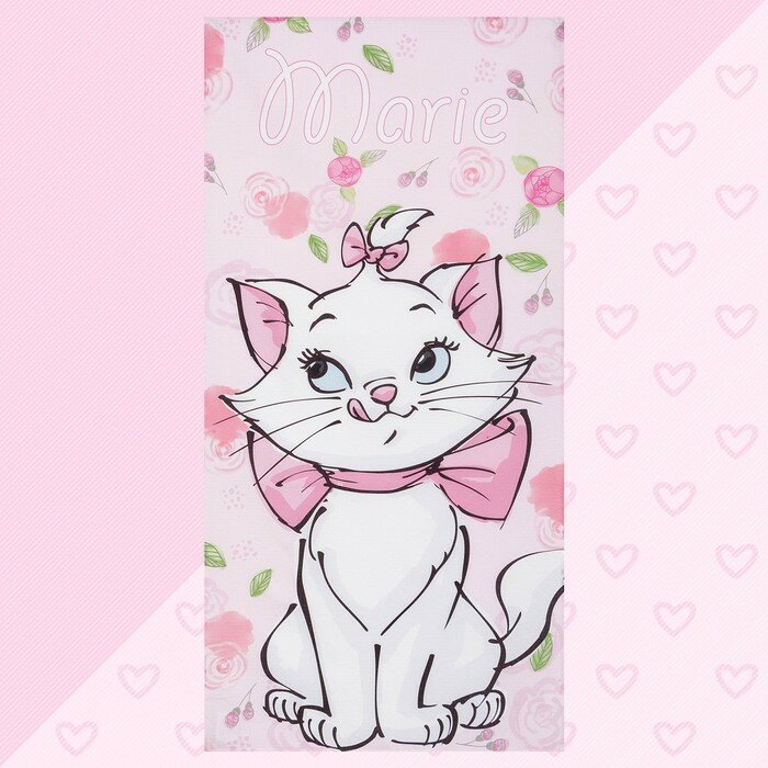 фото Полотенце детское "Мари", Коты аристократы 70х146±2 см, 100% хлопок 160гр/м2, 5033957