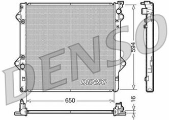 Радиатор охлаждения двигателя Toyota FJ Cruiser/Land Cruiser Prado 02>18 DENSO DRM50036