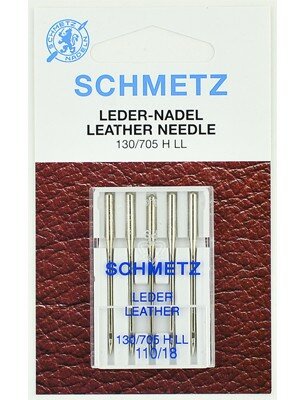 SCHMETZ Иглы для кожи 130/705H LL №110, 5 шт.