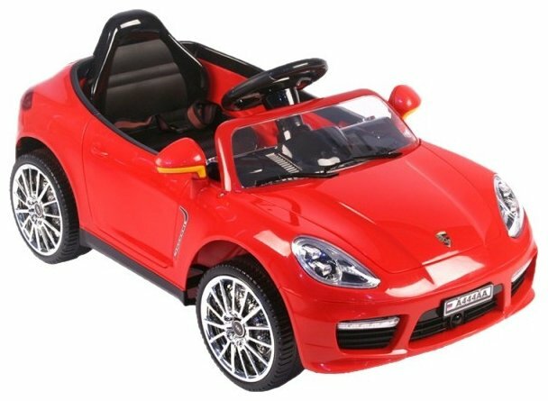 RiverToys Автомобиль Porsche A444AA VIP, красный