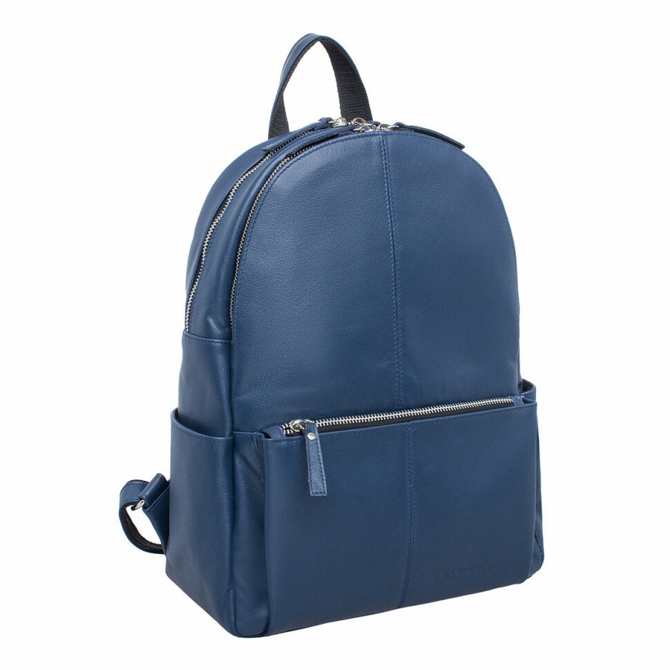 Женский кожаный рюкзак Lakestone Belfry Dark Blue 9126416/DB