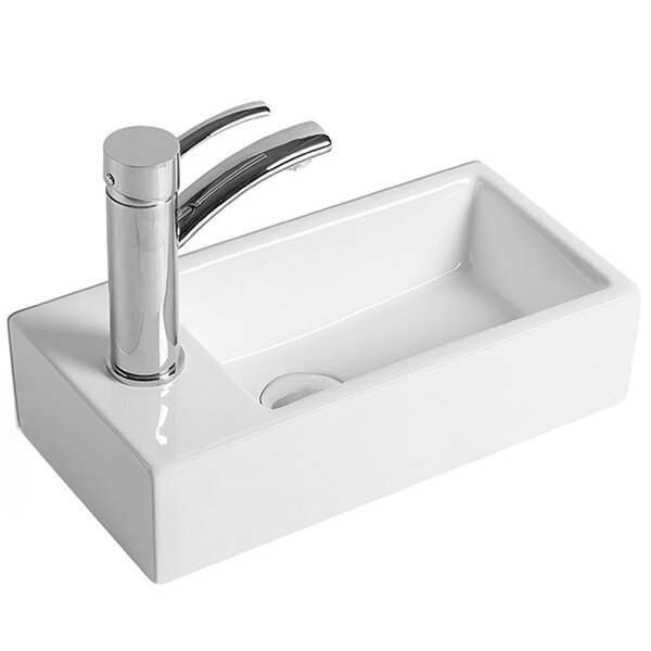 Раковина подвесная SantiLine SL-2009R 40,5х20,5 см белая