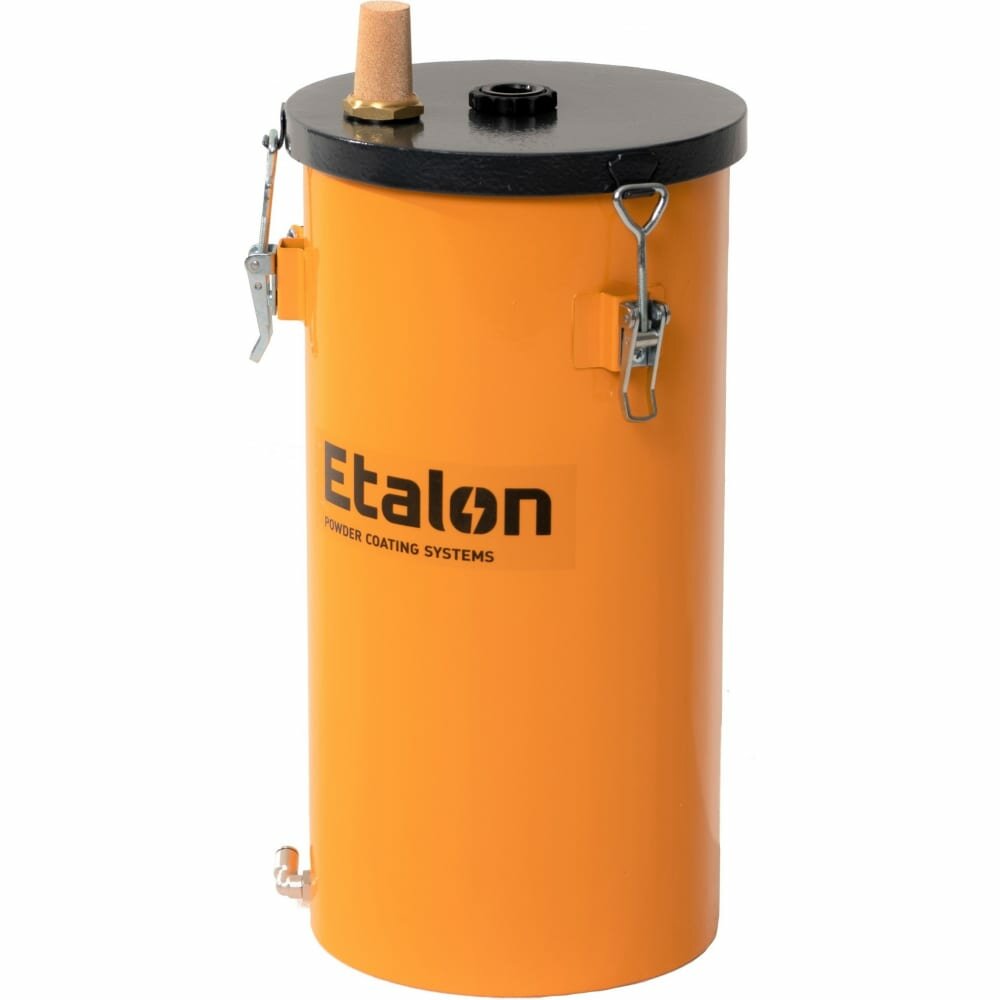 ETALON Бак для засыпки краски 8 литров, с системой флюидизации круглый 552507