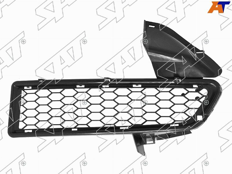Решетка переднего бампера левая для Рено Логан 1 2004-2009 год выпуска (Renault Logan 1) SAT ST-DC01-000G-2-R