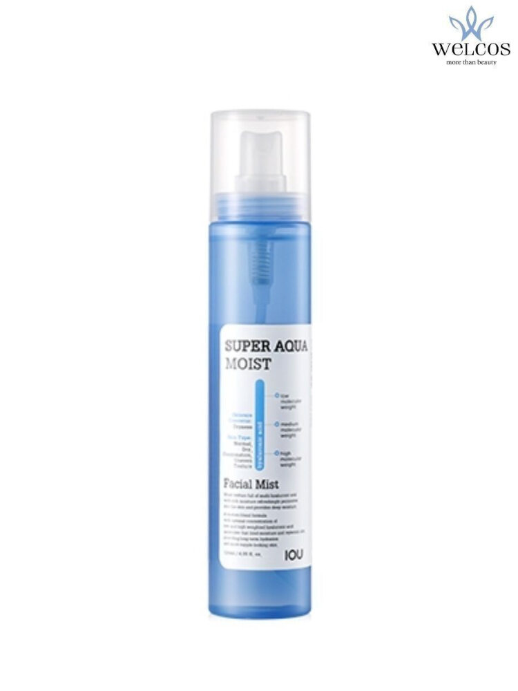 Welcos IOU Спрей Super Aqua Moist Facial Mist 120 мл.