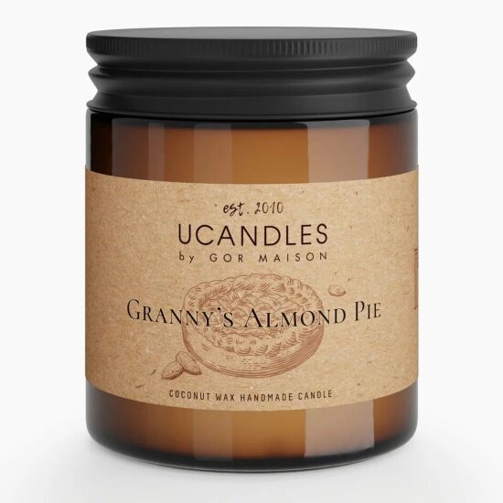 Свеча ароматическая UCANDLES Granny’s Almond Pie Chez Maman 26 400 г