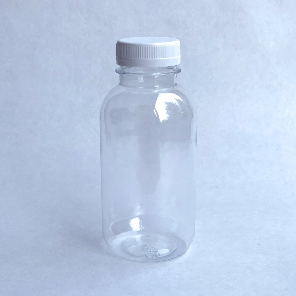 Бутылка ПЭТ «смузи» 300 мл. Упаковка пластиковой тары с крышкой