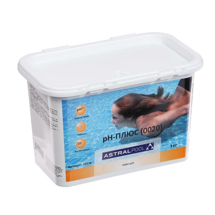 Регулятор PH-плюс AstralPool для бассейнов порошок 1 кг./В упаковке шт: 1