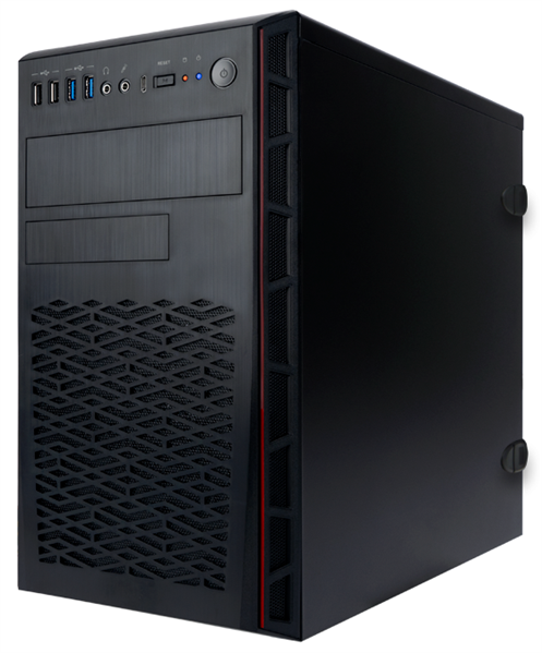 IN WIN Корпус Mini Tower InWin EMR065 500W RB-S500HQ70 U3.0*2+U2.0*2 A(HD) +intrusion switch mATX Black