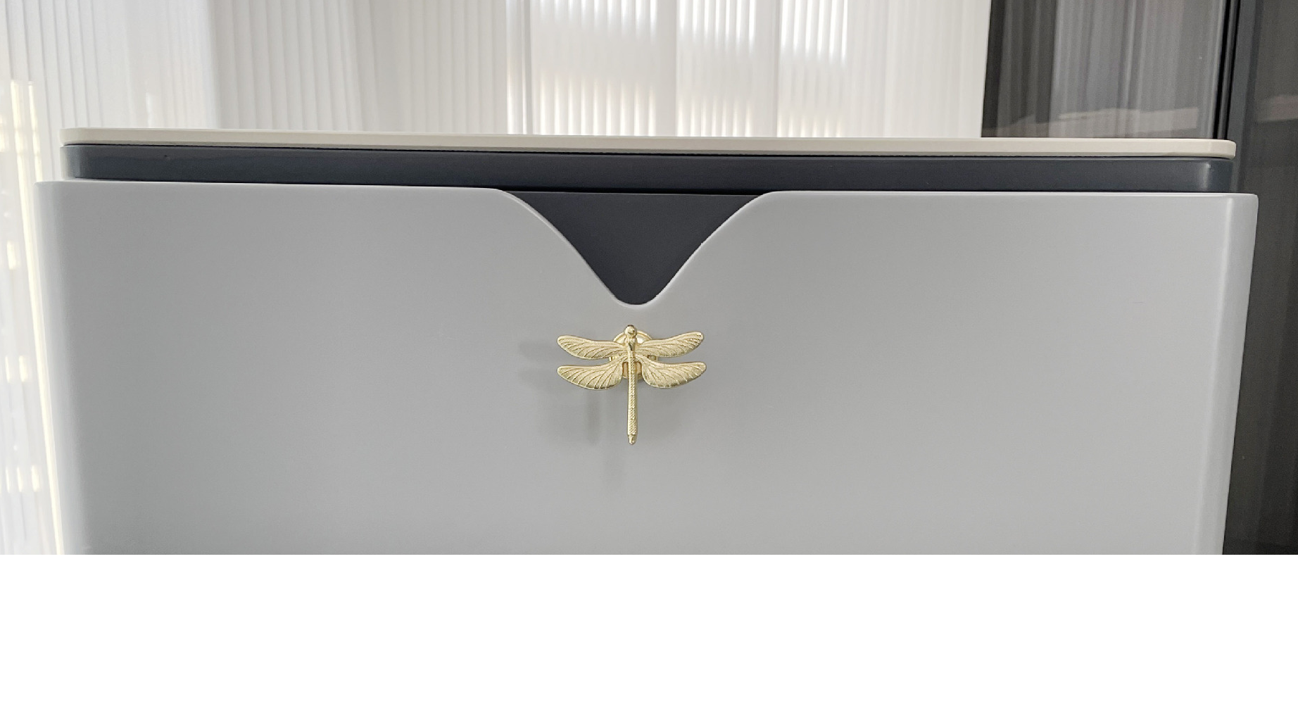 Мебельная ручка в форме стрекозы / ручка на шкаф 2 штуки - фотография № 4