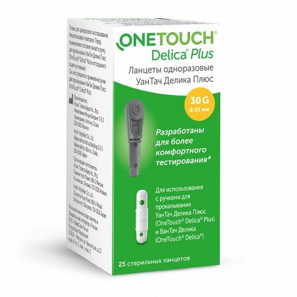 OneTouch ланцеты Delica Plus