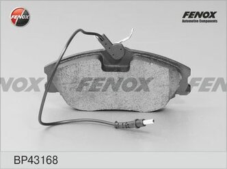 Колодки тормозные передние дисковые Citroen Xsara/Xsara Break/ZX 96>05 Peugeot 406/406 Break/607 95>06 FENOX BP43168