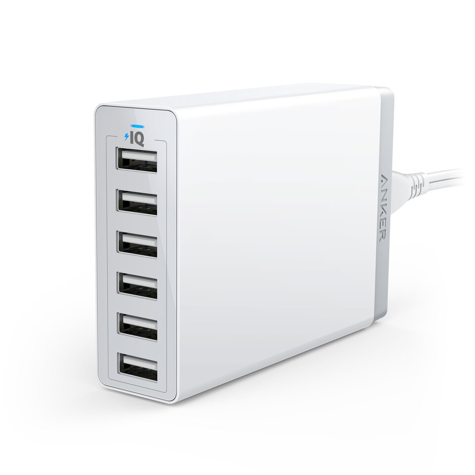 Anker PowerPort 60W 6xUSB V3 Сетевое зарядное устройство