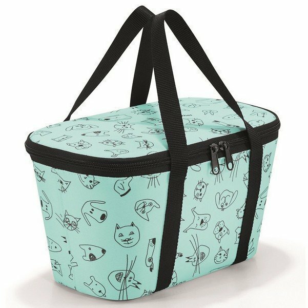   coolerbag xs cats and dogs mint, . UF4062 Reisenthel