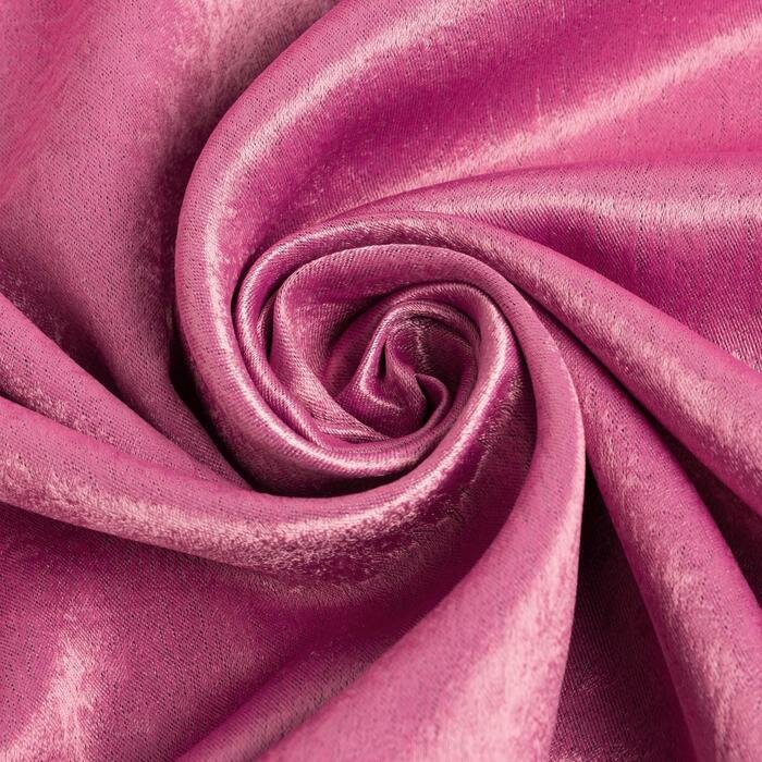 Штора портьерная Этель "Классика"цв.розовый, 130*300 см,100% п/э - фотография № 3