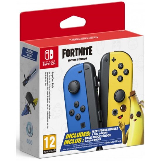 Игровой контроллер для NINTENDO Switch Joy-Con L+R (издание Fortnite)