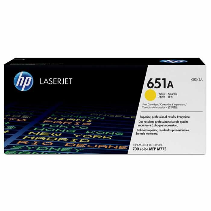 Картридж Cartridge HP 651A для CLJ M775, желтый (16 000 стр.)