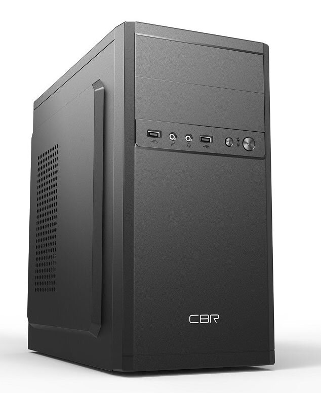 Корпус CBR PCC-MATX-RD873-450W mATX Minitower RD873, c БП PSU-ATX450-12EC, 2*USB 2.0, HD Audio+Mic, Black