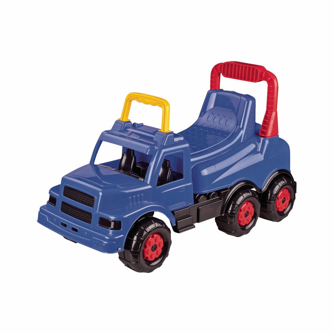 Машинка каталка детская Plast Land Веселые гонки, синяя
