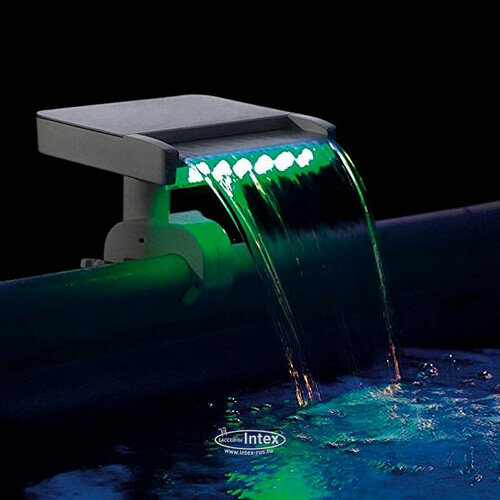 Cветодиодный водопад Intex (28090) с LED подсветкой