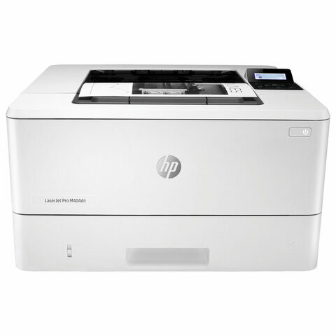 Принтер лазерный HP LaserJet Pro M404dn А4, 38 стр./мин, 80000 стр./мес., дуплекс, сетевая карта, W1A53A