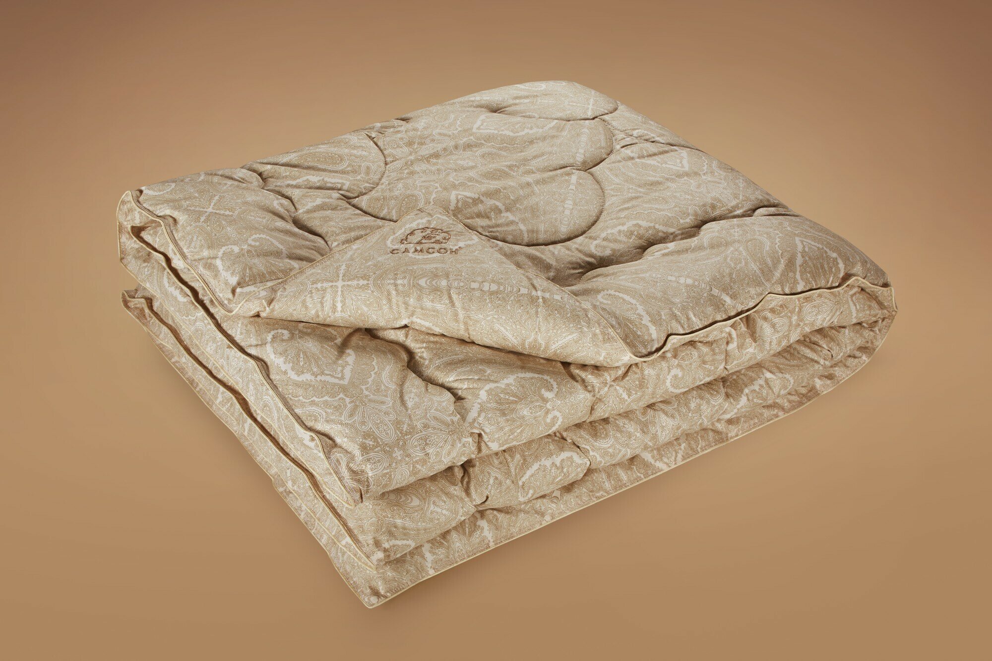 Одеяло "Овечья шерсть" тик 100% хлопок зима 1.5сп - фотография № 1