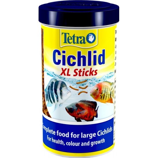 Корм для рыб для всех видов цихлид TETRA Cichlid XL Sticks в палочках 500 мл