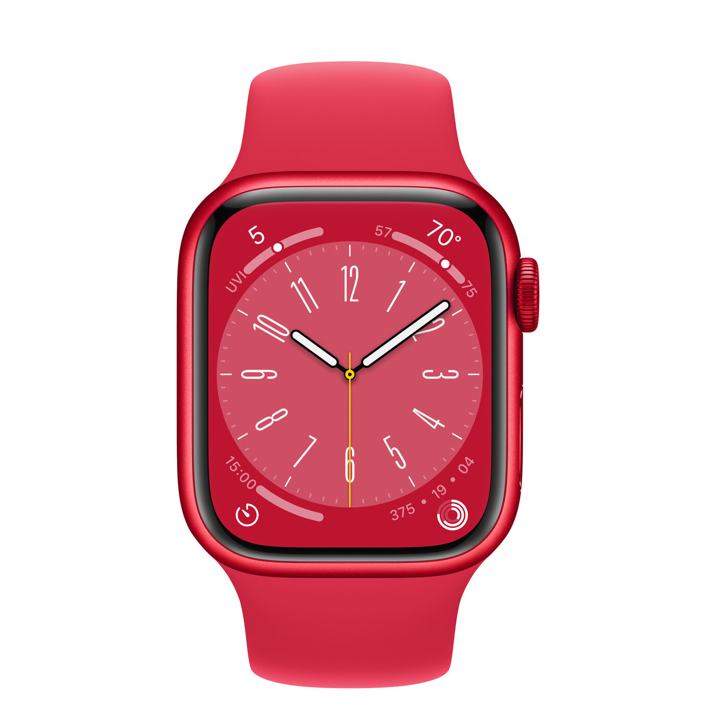 Apple Часы Apple Watch Series 8 41mm (PRODUCT)RED Aluminium Case with Sport Band Красный / Для других стран / 41mm / Regular / GPS