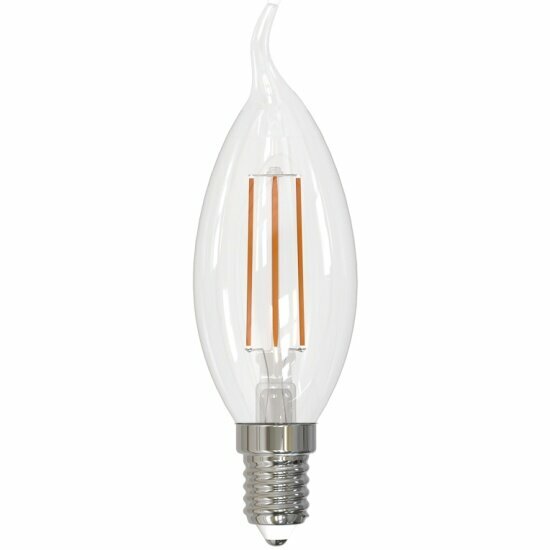 Светодиодная лампа VOLPE LED-CW35-5W/3000K/E14/CL/SLF