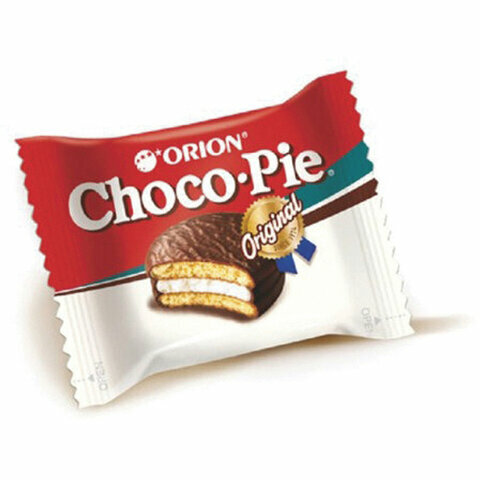 Печенье ORION (12 шт х 30 г), 4 шт по 360 "Choco Pie Original" - фотография № 2