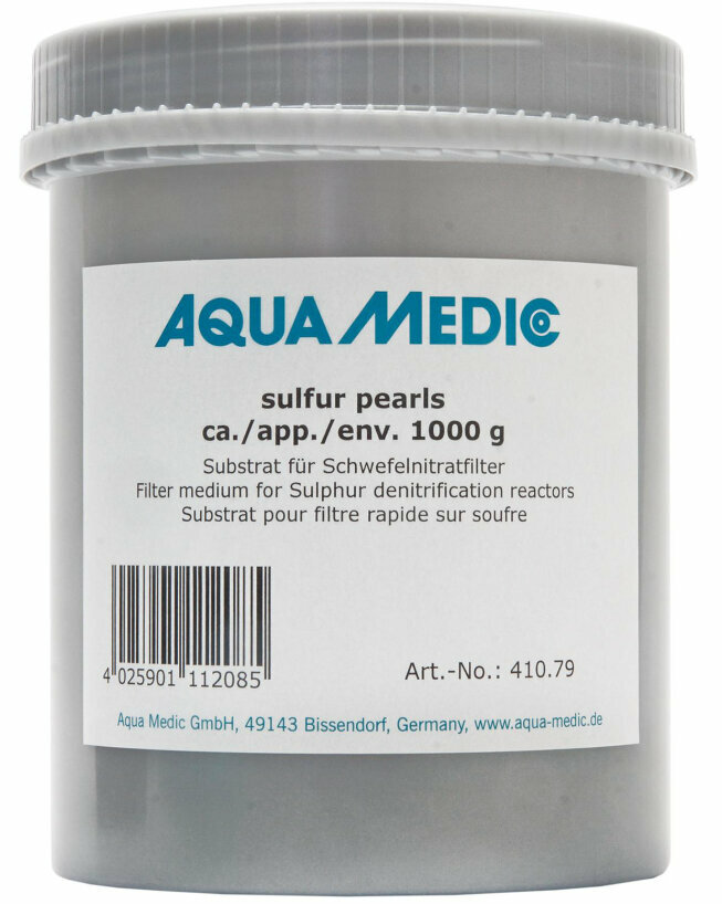 Наполнитель для нитроредукторов Aqua Medic Sulfur pearls, 1 л