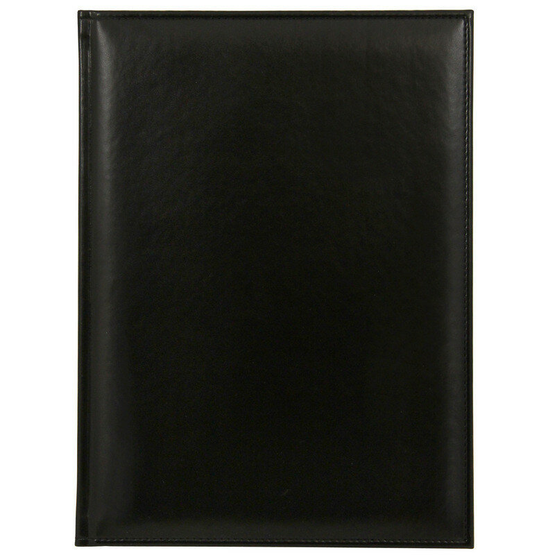 Ежедневник недатированный Attache Каньон искусственная кожа A4 176 листов черный (200×270 мм)