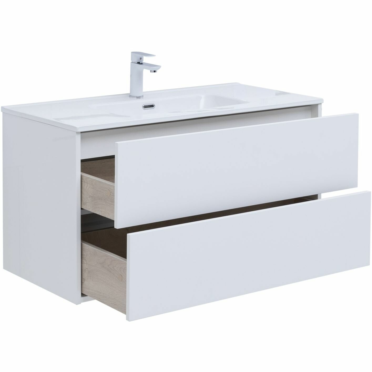 Тумба под раковину Aquanet Lino 100 00287544 - фото №6