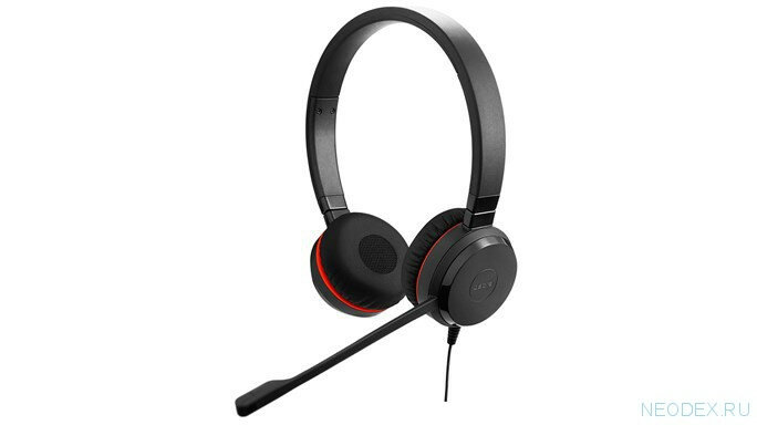 Jabra Evolve 30 II MS Stereo компьютерная гарнитура с разъемом 3.5мм-USB ( 5399-823-309 )