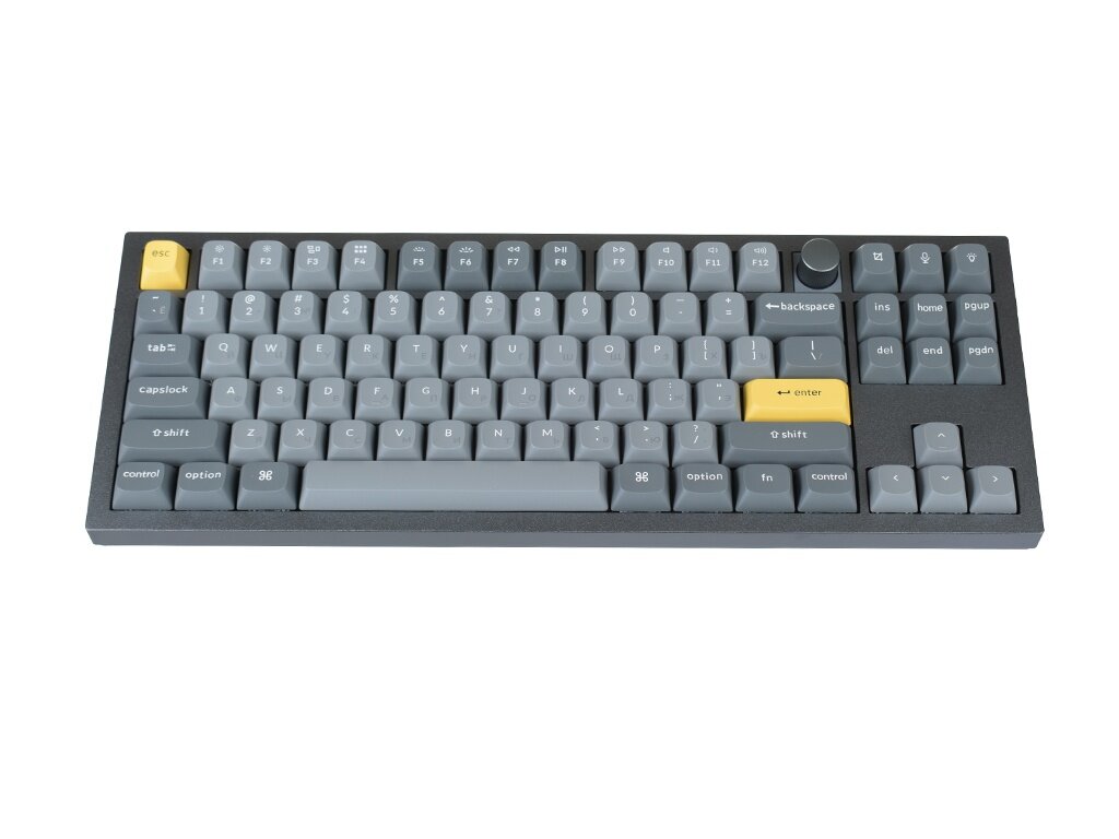 Клавиатура Keychron Q3 RGB (Brown Switch) Grey Q3-N3-RU