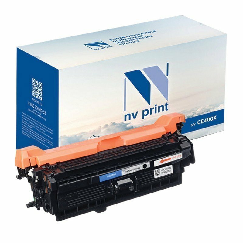 Картридж лазерный NV PRINT (NV-CE400X) для HP LaserJet Pro M570dn/M570dw, черный, ресурс 11000 стр