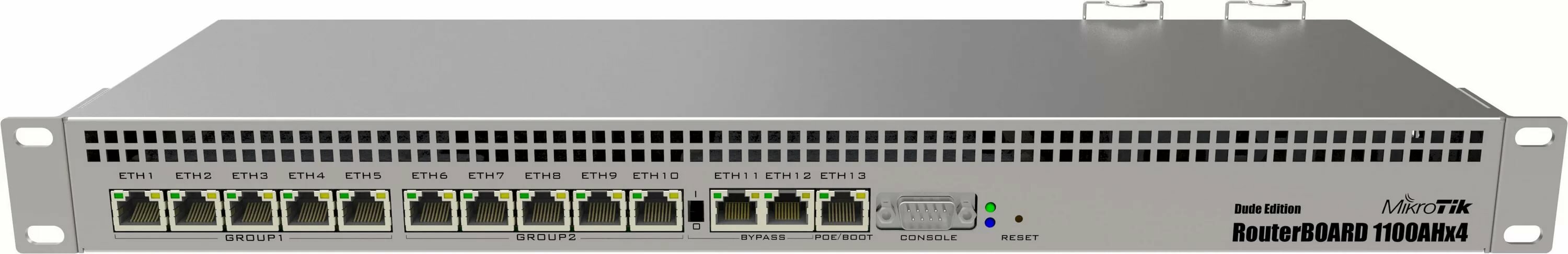 Маршрутизатор MikroTik RB1100DX4 /PoE 1шт./1Gbe 13шт./