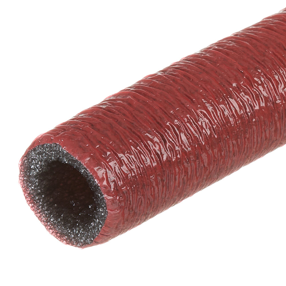 Теплоизоляция для труб Стенофлекс ПЭ 18х6х1000 мм красная (упаковка 10 шт.) - фотография № 2