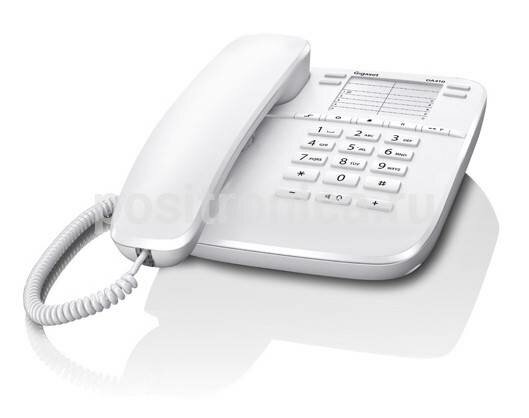 Телефон Gigaset DA410 RUS белый (S30054-S6529-S302)