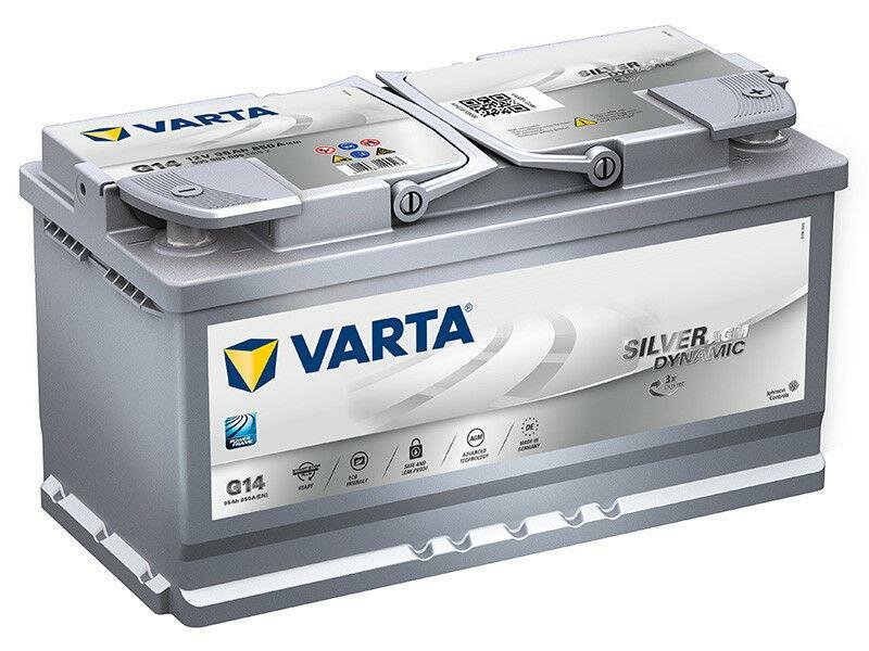 Аккумулятор Varta Silver AGM G14 95Ач обратная полярность 595901