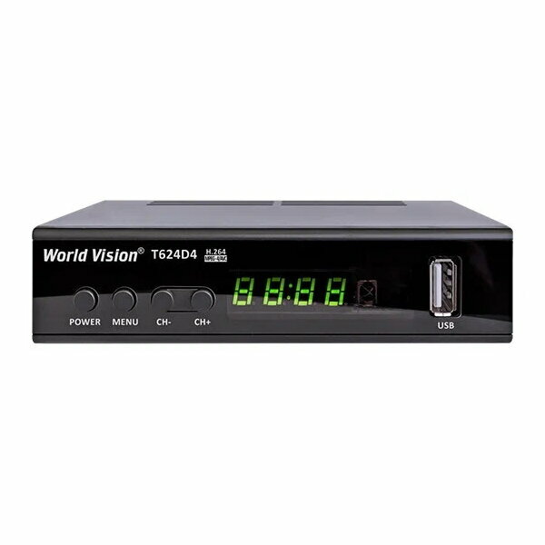 World Vision T624D4 DVB-T/T2/C Цифровой эфирный / кабельный приемник, приставка, ресивер