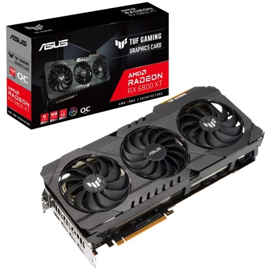 Видеокарта ASUS Radeon RX 6800 XT TUF GAMING OC 16G