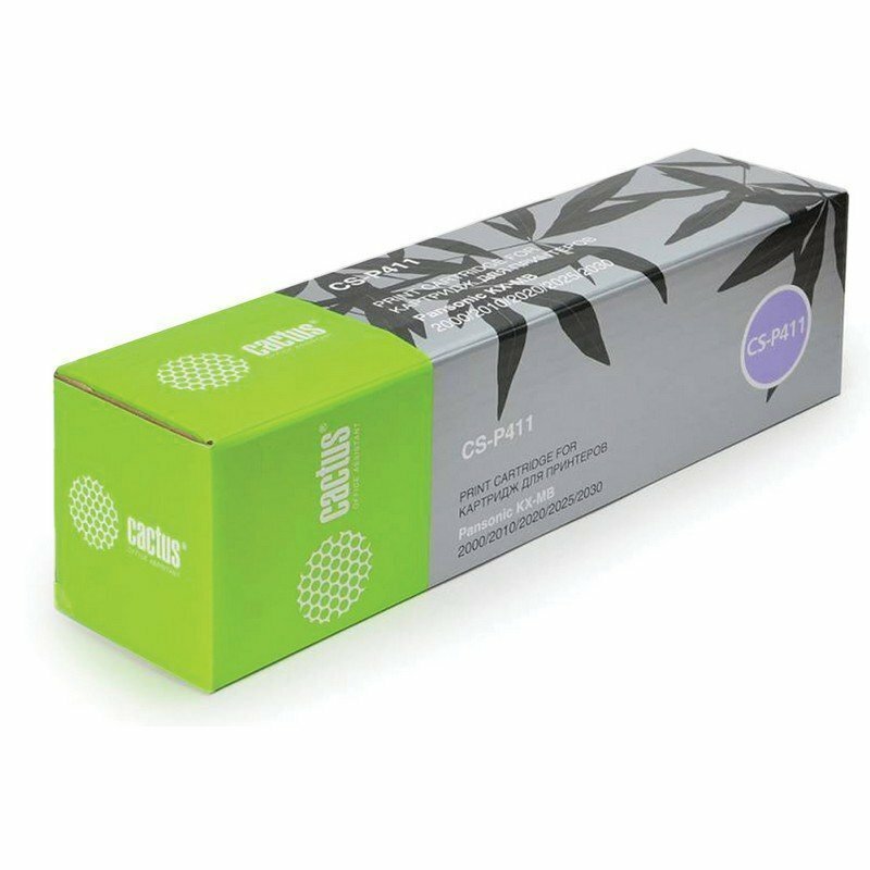 Тонер-картридж CACTUS (CS-P411) для PANASONIC KX-MB1900/2000/2020/2030, ресурс 2000 стр