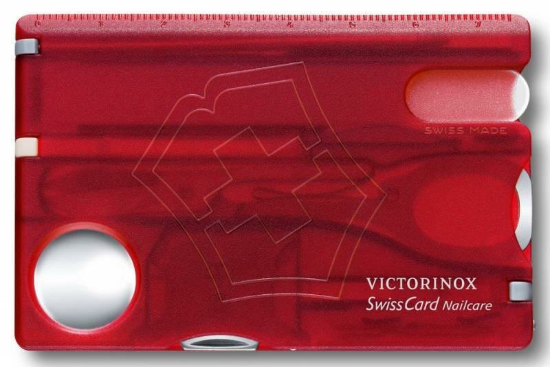 Швейцарская карточка VICTORINOX SwissCard Nailcare 0.7240.T, 13 функций VICTORINOX 2904081