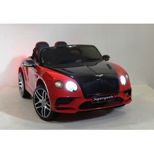 Детский электромобиль Rivertoys Bentley Supersport JE1155 красно-черный
