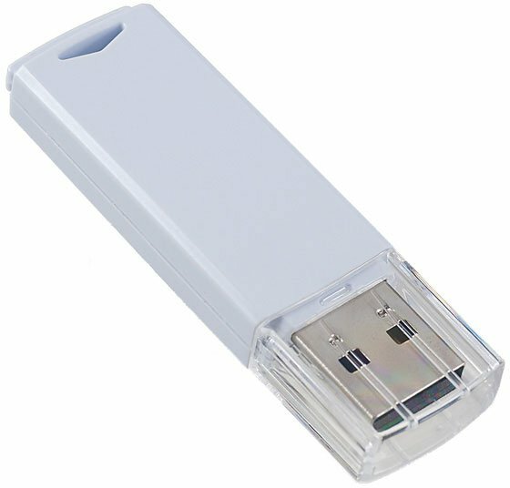 USB Flash  4Gb Perfeo C06 White (PF-C06W004)